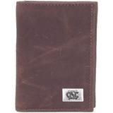 North Carolina Tar Heels Leather Trifold Wallet with Concho