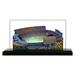 West Virginia Mountaineers 19" x 9" Light Up Stadium with Display Case