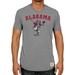 Men's Original Retro Brand Heathered Gray Alabama Crimson Tide Vintage Punting Big Al Tri-Blend T-Shirt