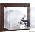 North Carolina Tar Heels Brown Framed (2015-Present Logo) Wall-Mountable Helmet Display Case