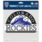 WinCraft Colorado Rockies 8'' x Color Decal