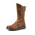 Fly London Women's Mes 2 Buckle Boots, Camel, 5 UK