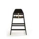 Safetots Simply Stackable High Chair Wooden, Black, Highchair for Baby and Toddler, Stylish and Practical, Baby Highchair