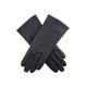 Dents Elizabeth Women's Silk Lined Leather Gloves NAVY 8