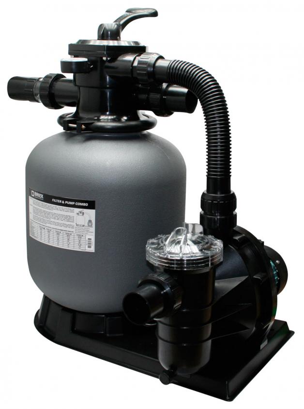 Sandfilter-Komplettanlage Brilix FSP-350 für 25m³ Pool / Schwimmbad Image