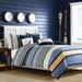 Nautica Dover Cotton Reversible Blue Comforter Set 100% Cotton in Blue/Green/White | King | Wayfair 209770