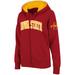 Women's Stadium Athletic Cardinal Iowa State Cyclones Arched Name Full-Zip Hoodie