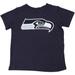 Toddler Seattle Seahawks College Navy Team Logo T-Shirt