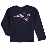 New England Patriots Preschool Team Logo Long Sleeve T-Shirt - Navy Blue