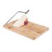 True Brands Wireslice Bamboo Cheese Slicing Board in Brown/Gray | Wayfair 4435
