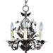 3 Light Mini Chandelier-Oil Rubbed Bronze Finish -Traditional Installation Maxim Lighting 2855Oi