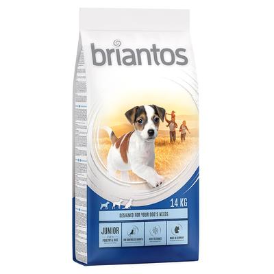 2 x 14 kg Junior Young & Fit briantos Hundefutter trocken