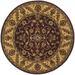 SAFAVIEH Golden Jaipur Dreda Border Wool Area Rug Burgundy/Gold 3 6 x 3 6 Round