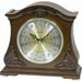 Rhythm U.S.A Inc WSM Versailles Mantel Clock Wood in Brown | 9.5 H x 10.2 W x 3.2 D in | Wayfair CRH214UR06