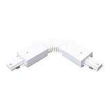 JUNO LIGHTING R20 WH Flexible Adj. Connector, White