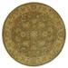 SAFAVIEH Antiquity Clematis Traditional Floral Wool Area Rug Green/Gold 3 6 x 3 6 Round