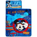 Disney Nap Mat, polyester, Mickey Mouse-Flight Academy, 1 Count (Pack of 1)