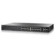 Cisco Small Business Smart SG200-26FP - Switch - verwaltet - 24 x 10/100/1000 (PoE) + 2 x Kombi-Gigabit-SFP - Desktop, an Rack montierbar - PoE