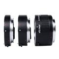 Viltrox DG-C Auto Focus AF TTL Extension Tube Ring 12mm 20mm 36mm Set Metal Mount with Covers Compatible with Canon EF EF-S 35mm Lens DSLR Camera