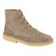 Mens Roamers Taupe Brown Leather Suede Ghillie Tie Laced Desert Boots (9)
