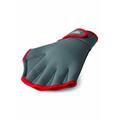 Speedo unisex adult Swim Training Fitness aquatic gloves, Charcoal/Red, Small US