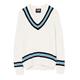 Gunn & Moore GM Cricket Sweater Navy/Sky Small Boys