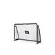 EXIT Toys Maestro Steel Football Goal - With Training Wall - Includes Solid Anchoring System - Football Goal For Children - For In The Garden - Train Your Football Skills - 6x4ft - Black