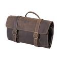 Toiletry Bag "Chicago" | Made of Buffalo Leather | Beauty Case Wash Bag Vanity Bag Men Women Brown | by Alpenleder