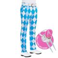 Royal & Awesome Old Tom's Golf Trousers for Men Slim Fit, Men's Golf Trousers, Funky Golf Trousers, Tapered Mens Golf Trousers