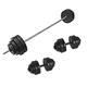 Weight Set 35kg Weights Lifting Barbell Training Set adjustable dumbbells + 6ft barbell weights set