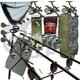 Full Carp Fishing Set Up Complete With 3x 12ft Carp Rods with 2x 2BB Reels with Included Pod, Alarms Landing Net & Tackle