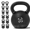 Body Revolution - Cast Iron Kettlebell Weight Set - 2kg 4kg 6kg 8kg 10kg 12kg 14kg 16kg 18kg 20kg 24kg 28kg Kettlebells - Cardio, Aerobics & HIIT Kettle Bell Exercise Weights & Gym Equipment
