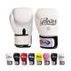 Fairtex Muay Thai Boxing Gloves BGV1 Color: Black Blue Red Yellow White Size : 10 12 14 16 oz. Training Sparring Gloves for Kick boxing MMA K1 (White, 12 oz)