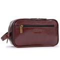 Ashwood Wash Bag / Shaving Bag - Chelsea - Cognac Brown