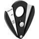 Xikar Xi2 Cigar Cutter, Spring-Loaded Double Guillotine Action, 440 Stainless Steel Blades with Rockwell C Rating of 57, Cuts 54 to 60 Ring Gauge Cigars, Noir