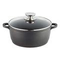 Berndes Vario Click 24 cm Induction Deep Casserole with Glass Lid