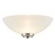 Welles 1 Light Flush Wall Light Finish: Satin Chrome