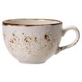 Steelite Craft Low Cup White 8oz / 230ml - Set of 6 - Coffee Cup, Tea Cup, Hot Drink Service, Rustic Cups