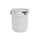 Rubbermaid Commercial Products Vented Brute Round Container 38 Litre White FG261000WHT
