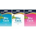 30 x Bostik Blu-tack Mastic Putty Adhesive Non-Toxic White Blue & Pink (10 slabs of Each Colour) Approx 60g Ref 801127 801103 801608