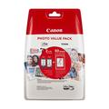 Canon PG-545 XL CL-546 XL VALUE Pack of 2 cartridges (Black XL Colour XL) + 50 sheets of 10x15cm Canon Photo Paper Genuine Canon (Plastic Pack)