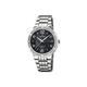 Festina Women's Quartz Watch with Black Dial Analogue Display and Silver Stainless Steel Bracelet F16703/2