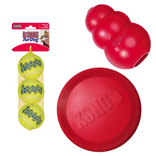 Kong Frisbee, Classic L und Tennisbälle