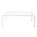 YBM Home Expandable Kitchen Counter & Cabinet Helper Shelf Steel in Gray/White | 6 H x 8.25 W x 16.75 D in | Wayfair 1187