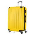 HAUPTSTADTKOFFER - Spree - Carry on luggage Suitcase Hardside Spinner Trolley Expandable 55 cm TSA, Yellow