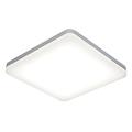 Saxby Noble 22W 300mm Square Cool White Chrome Finish Flush IP44 Bathroom LED Wall Ceiling Light