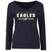 Women's Navy Georgia Southern Eagles Team Strong Long Sleeve T-Shirt