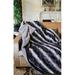 Tache Home Fashion Striped Faux Fur Blanket Sherpa | 60 H x 50 W in | Wayfair DY06-50X60