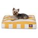 Majestic Pet Products Majestic Washable Pet Bed Polyester in White/Yellow | 5 H x 36 W x 44 D in | Wayfair 78899550249