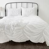Wildon Home® Charesa Comforter Set Cotton in White | Twin Comforter + 2 Standard Shams | Wayfair CST33338 26516121